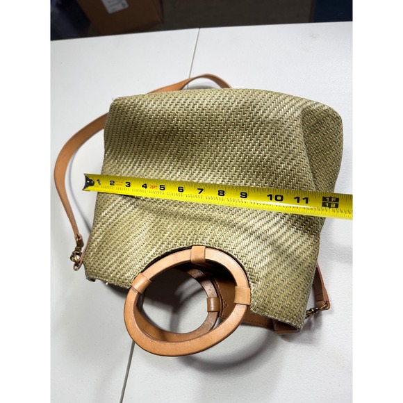 Fossil 75082 Woven Straw Tote Bag with‎ Round Handles and Crossbody Strap - Picture 14 of 14